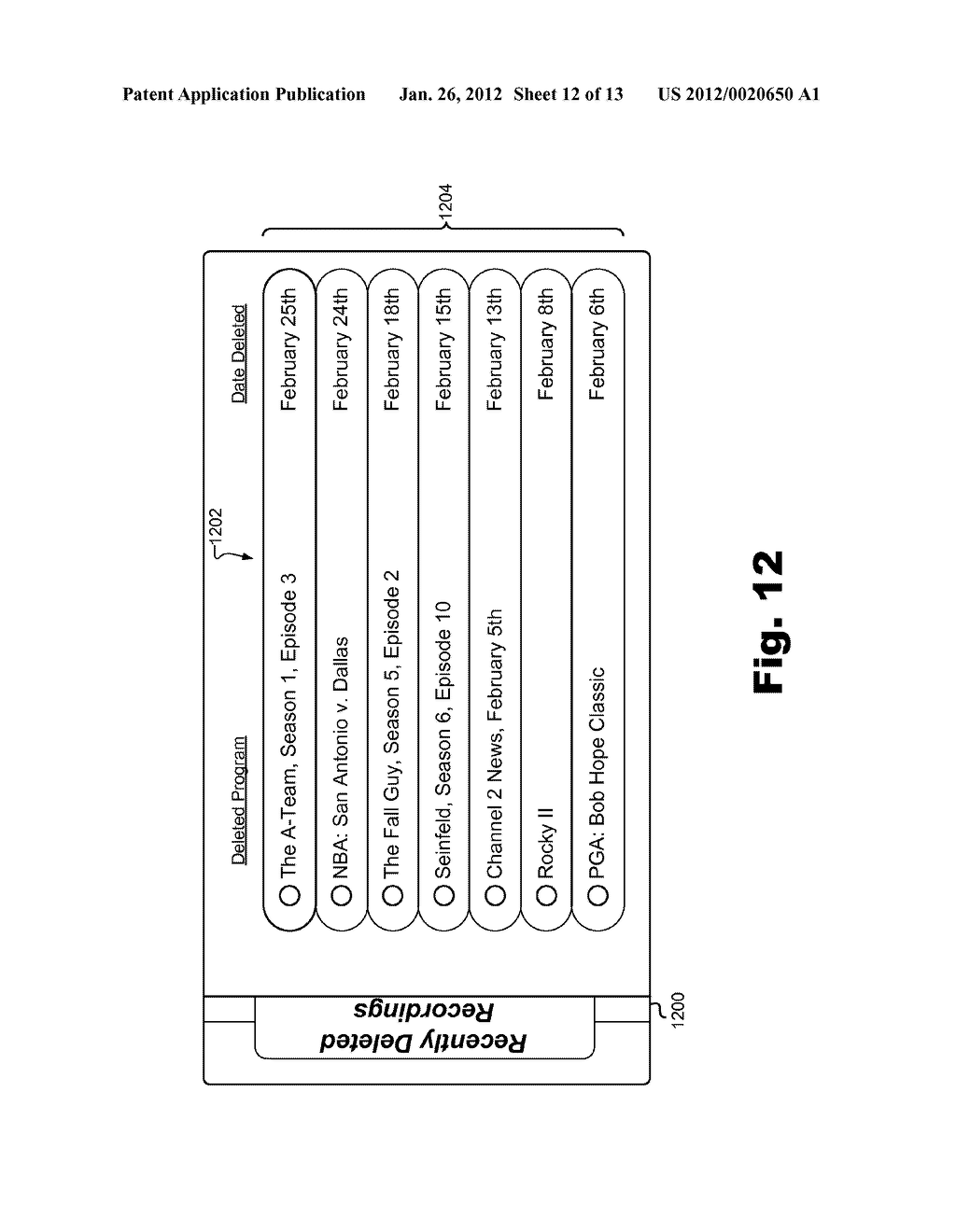 SYSTEMS AND METHODS FOR PREVENTING DUPLICATIVE MEDIA CONTENT RECORDINGS - diagram, schematic, and image 13