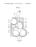 DEVELOPING DEVICE, IMAGE FORMING UNIT AND IMAGE FORMING APPARATUS PROVIDED     WITH THE SAME diagram and image