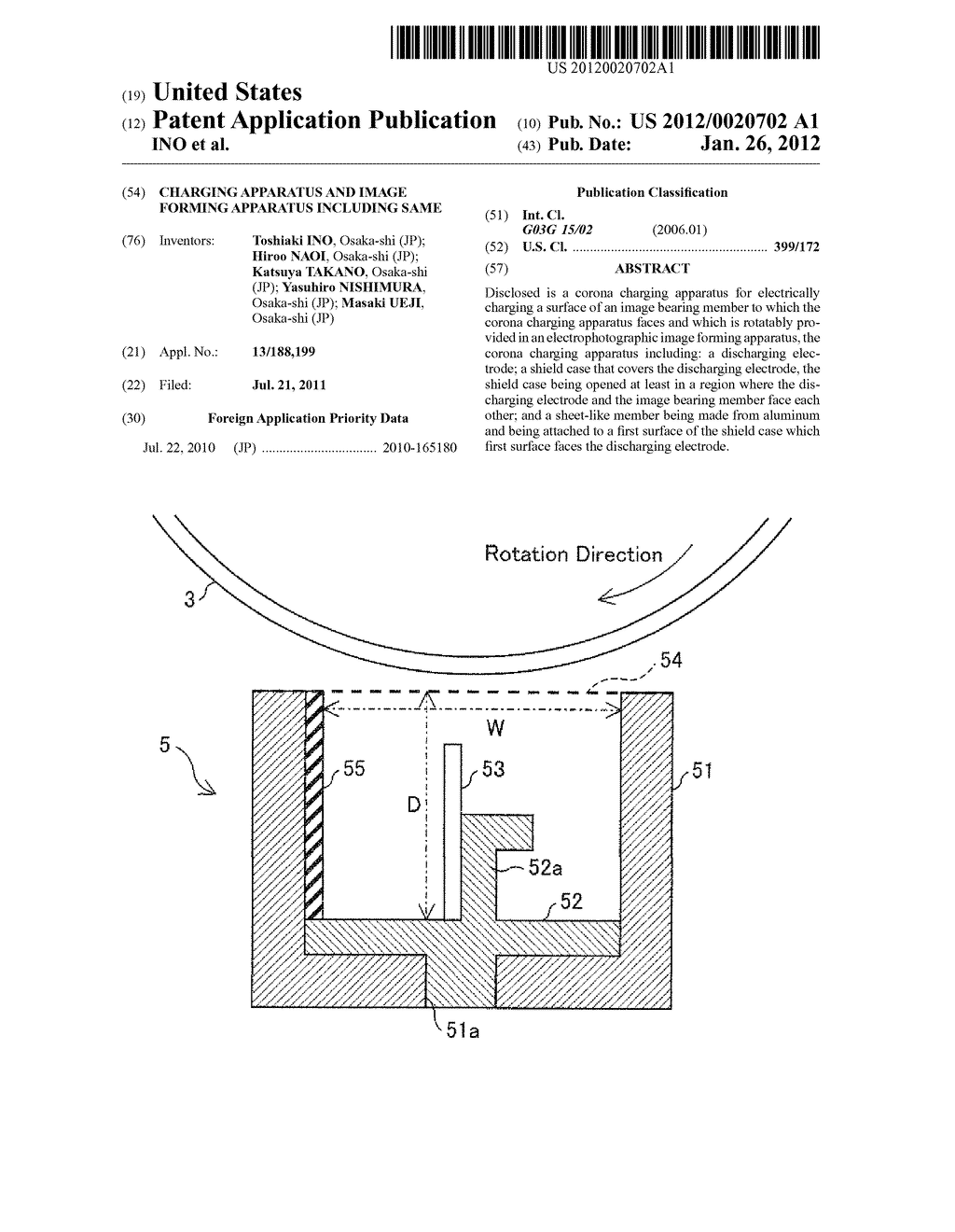 CHARGING APPARATUS AND IMAGE FORMING APPARATUS INCLUDING SAME - diagram, schematic, and image 01