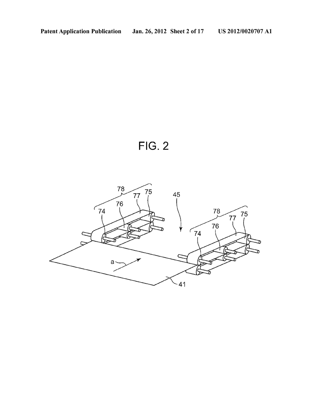 ACHROMATIC APPARATUS FOR ACHROMATIZING ACHROMATIC TONER IMAGE FORMED ON     RECORDING MEDIUM - diagram, schematic, and image 03