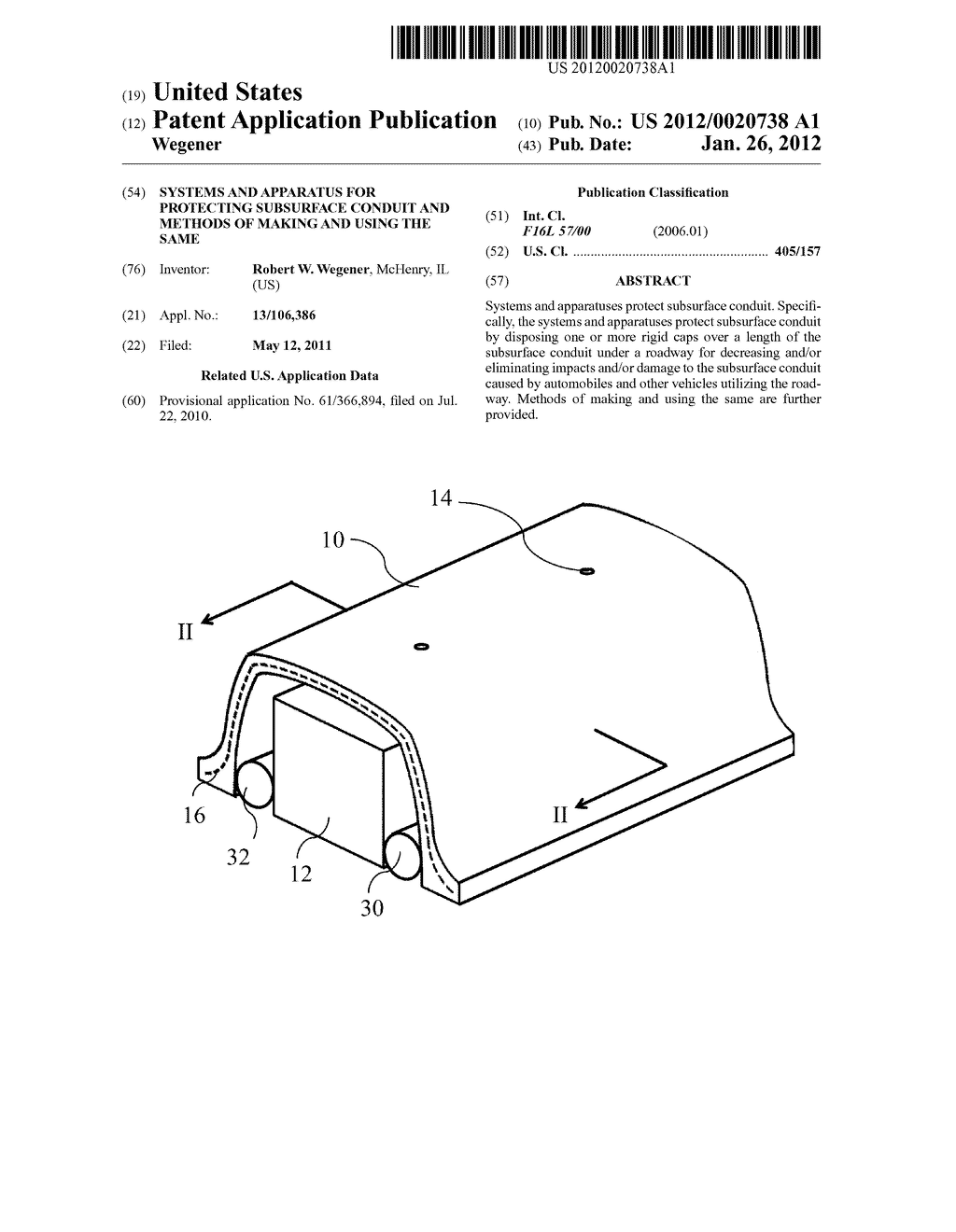 Systems and Apparatus for Protecting Subsurface Conduit and Methods of     Making and Using the Same - diagram, schematic, and image 01