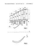 OPTIMIZED AERODYNAMIC PROFILE FOR A TURBINE VANE, IN PARTICULAR FOR A     NOZZLE OF THE FOURTH STAGE OF A TURBINE diagram and image