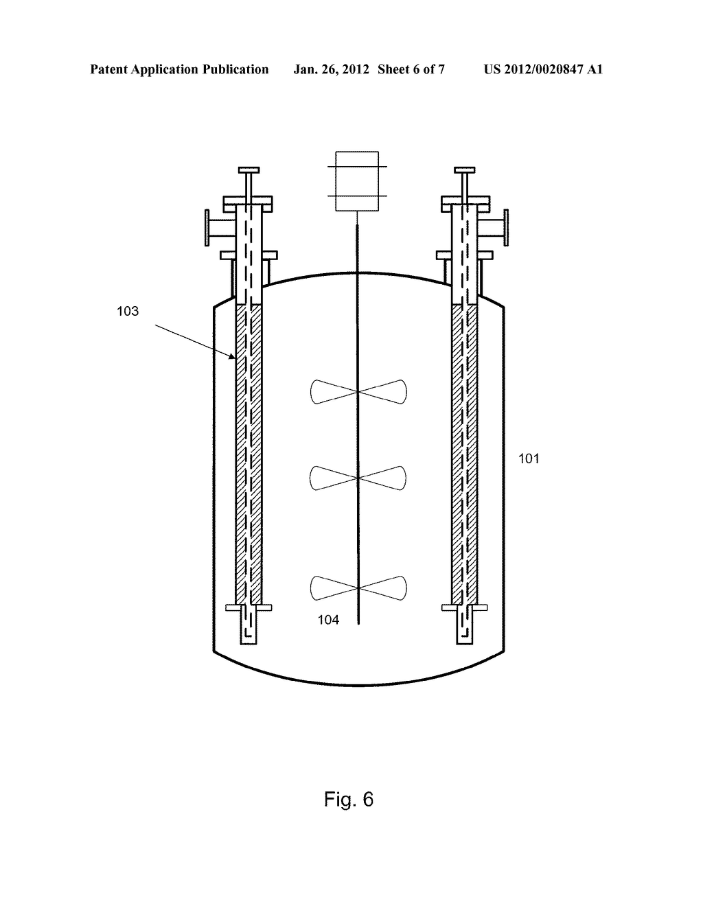 Retention Of Solid Powder Catalyst By In-Situ Cross Flow Filtration In     Continuous Stirred Reactors - diagram, schematic, and image 07