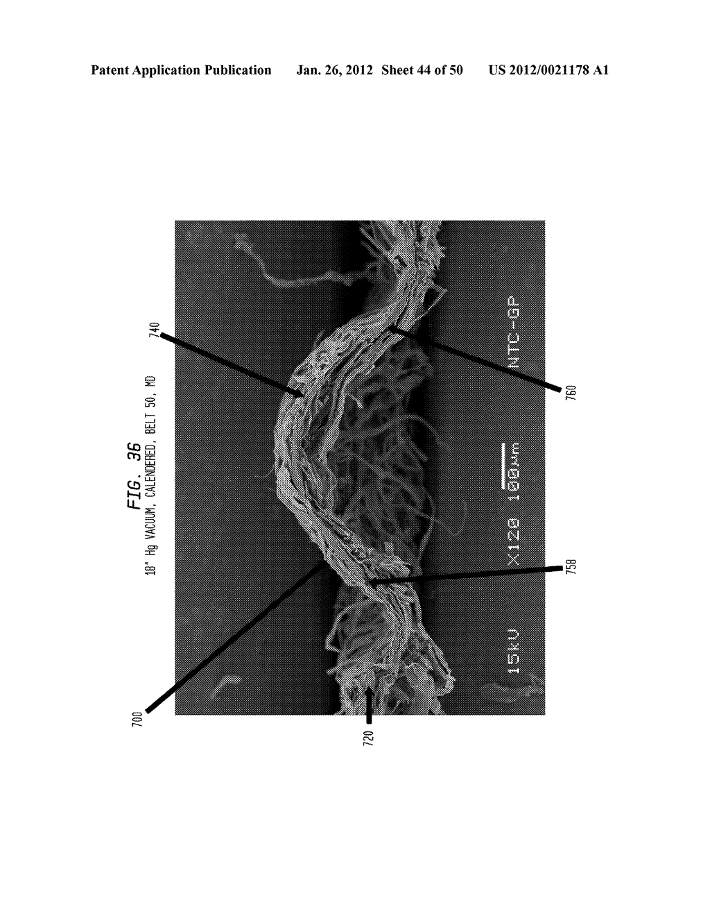 Belt-creped, variable local basis weight multi-ply sheet with cellulose     microfiber prepared with perforated polymeric belt - diagram, schematic, and image 45