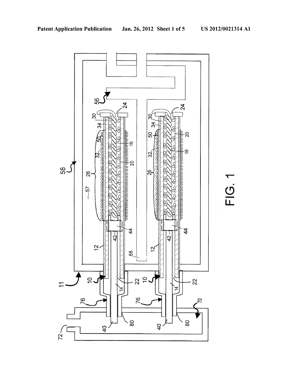 SOLID OXIDE FUEL CELL WITH INTERNAL REFORMING MEMBER - diagram, schematic, and image 02