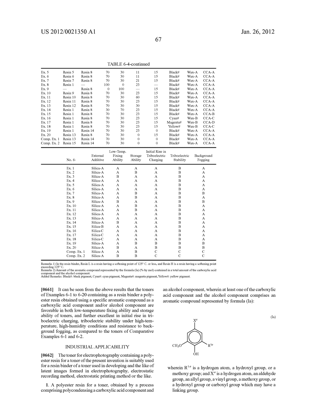 ELECTROPHOTOGRAPHIC TONER - diagram, schematic, and image 68