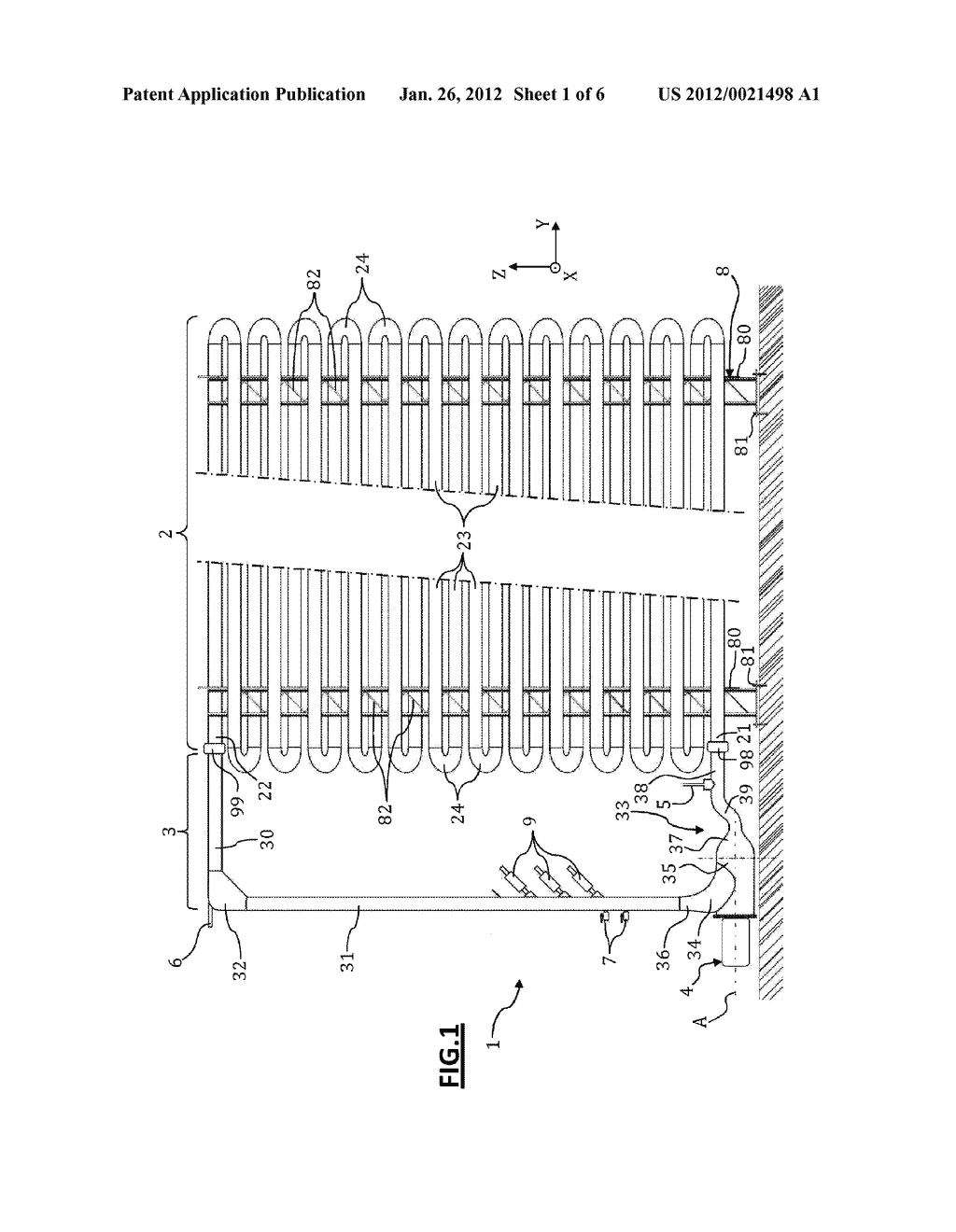 PHOTOSYNTHETIC REACTOR FOR CULTIVATING MICROORGANISMS, AND METHOD FOR     CULTIVATING MICROORGANISMS - diagram, schematic, and image 02