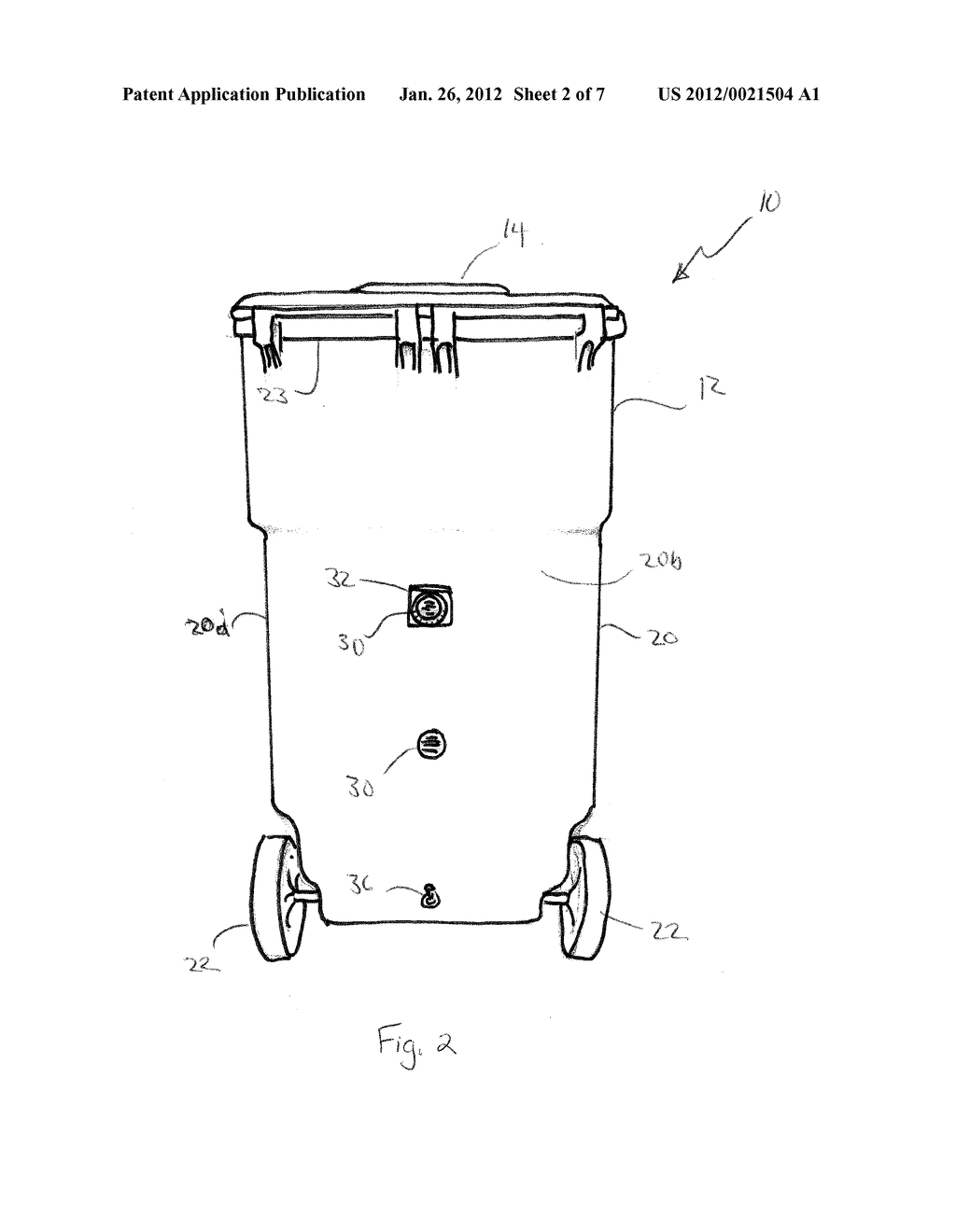 AERATED COMPOSTER AND WASTE COLLECTION BIN - diagram, schematic, and image 03