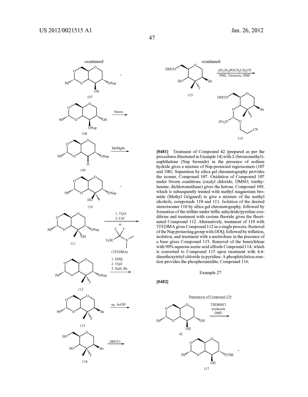 OLIGOMERIC COMPOUNDS AND METHODS - diagram, schematic, and image 48