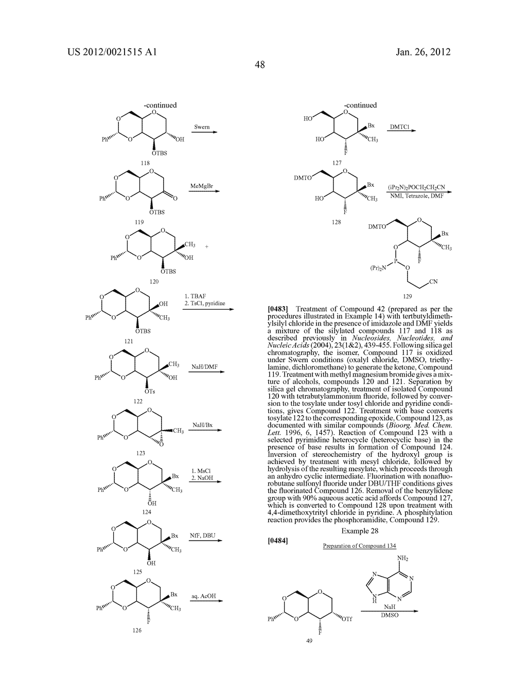 OLIGOMERIC COMPOUNDS AND METHODS - diagram, schematic, and image 49