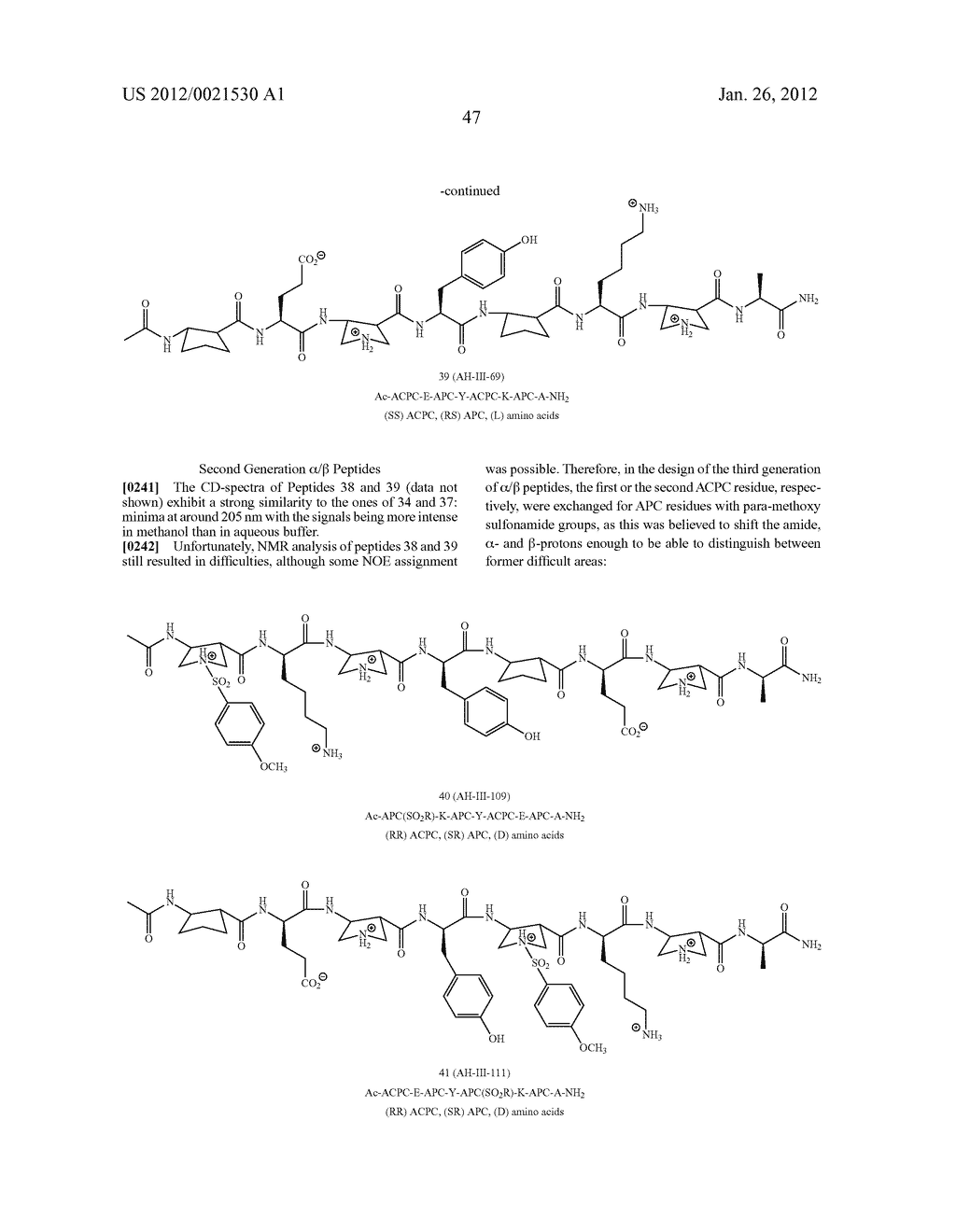 HETEROGENEOUS FOLDAMERS CONTAINING alpha, beta, and/or gamma-AMINO ACIDS - diagram, schematic, and image 53