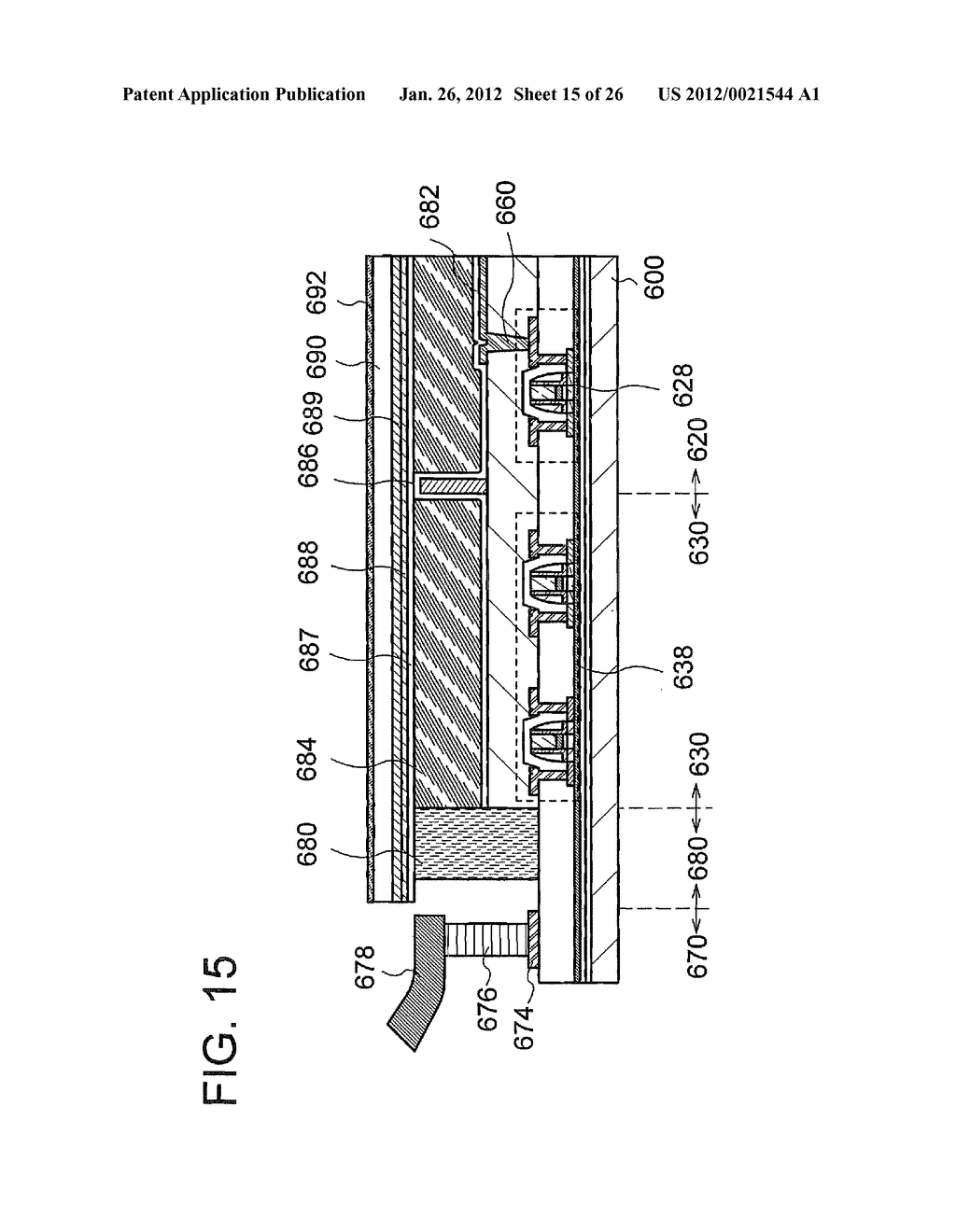 DISPLAY DEVICE, METHOD FOR MANUFACTURING DISPLAY DEVICE, AND SOI SUBSTRATE - diagram, schematic, and image 16