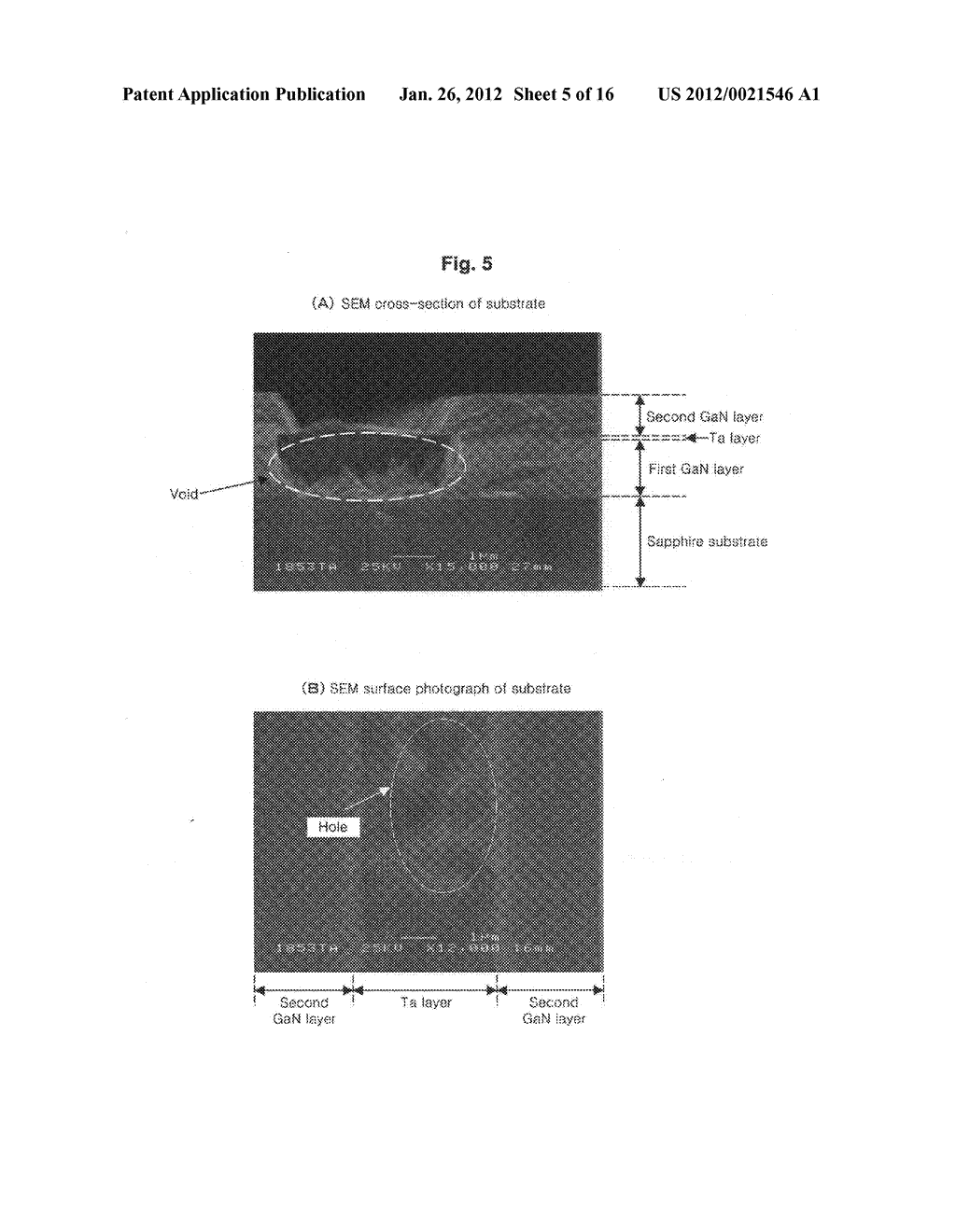 Method of fabricating semiconductor substrate and method of fabricating     light emitting device - diagram, schematic, and image 06