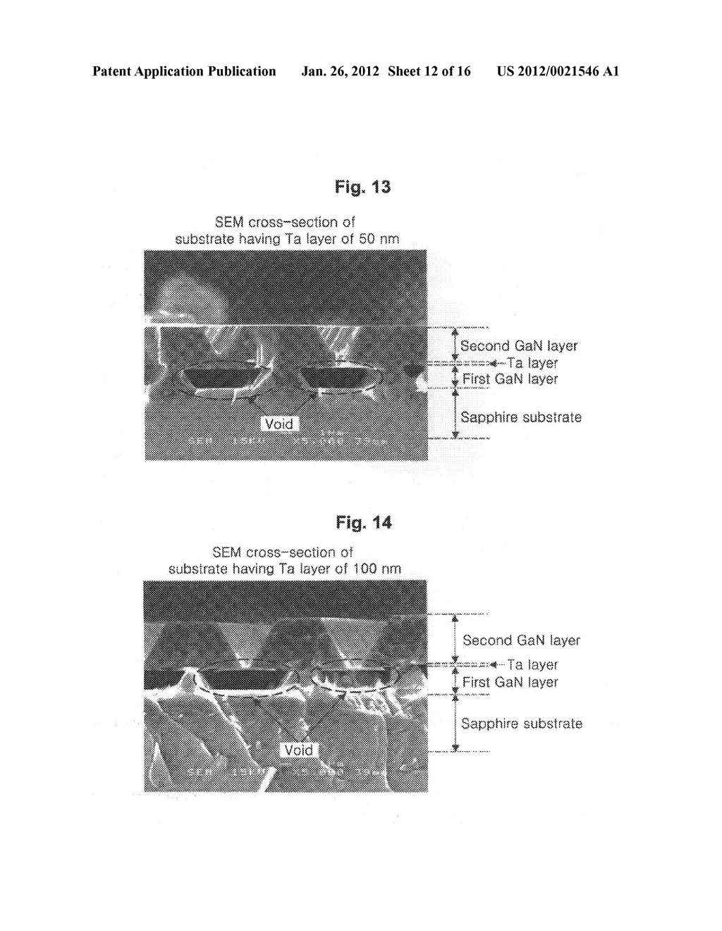 Method of fabricating semiconductor substrate and method of fabricating     light emitting device - diagram, schematic, and image 13