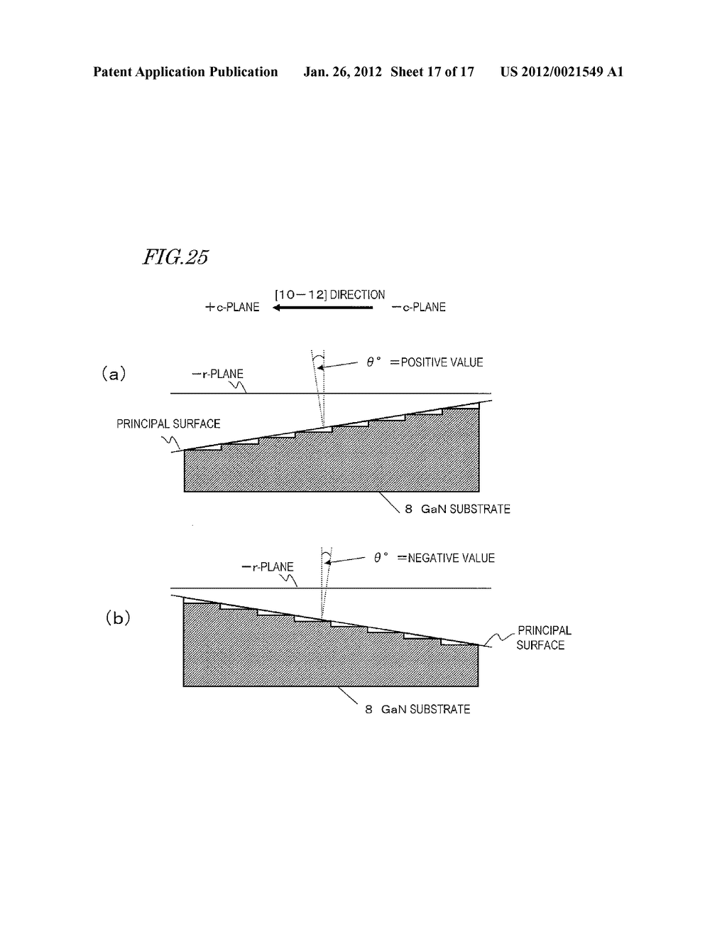 METHOD FOR GROWING CRYSTALS OF NITRIDE SEMICONDUCTOR, AND PROCESS FOR     MANUFACTURE OF SEMICONDUCTOR DEVICE - diagram, schematic, and image 18