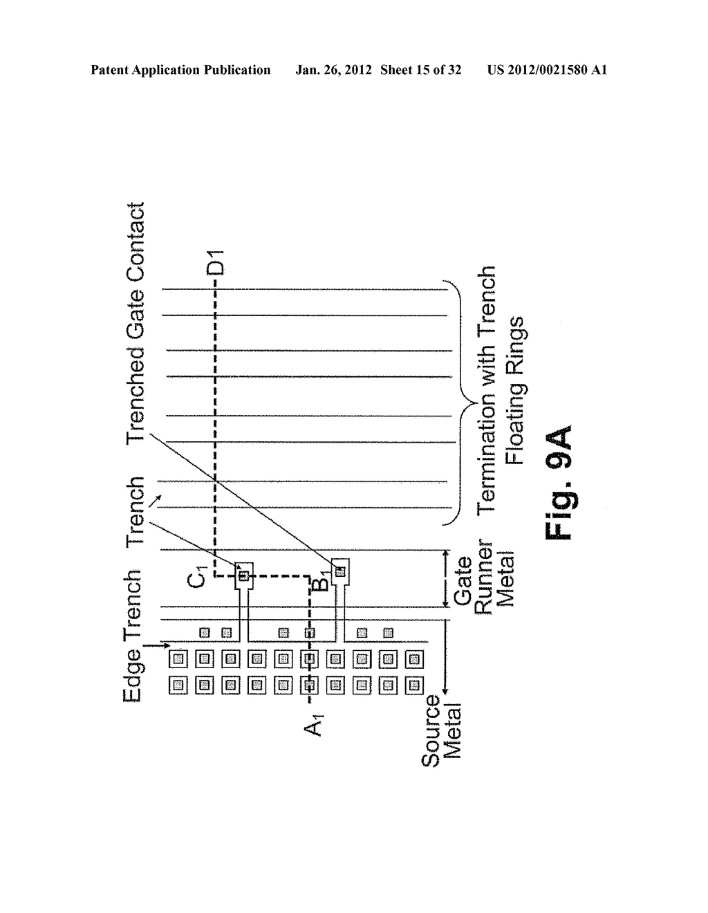 METHOD OF MANUFACTURING TRENCH MOSFET STRUCTURES USING THREE MASKS PROCESS - diagram, schematic, and image 16