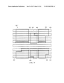 METHOD OF FABRICATION OF A SEMICONDUCTOR DEVICE HAVING REDUCED PITCH diagram and image