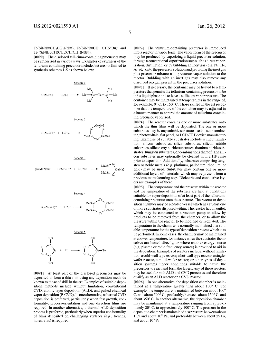 Tellurium Precursors for Film Deposition - diagram, schematic, and image 17