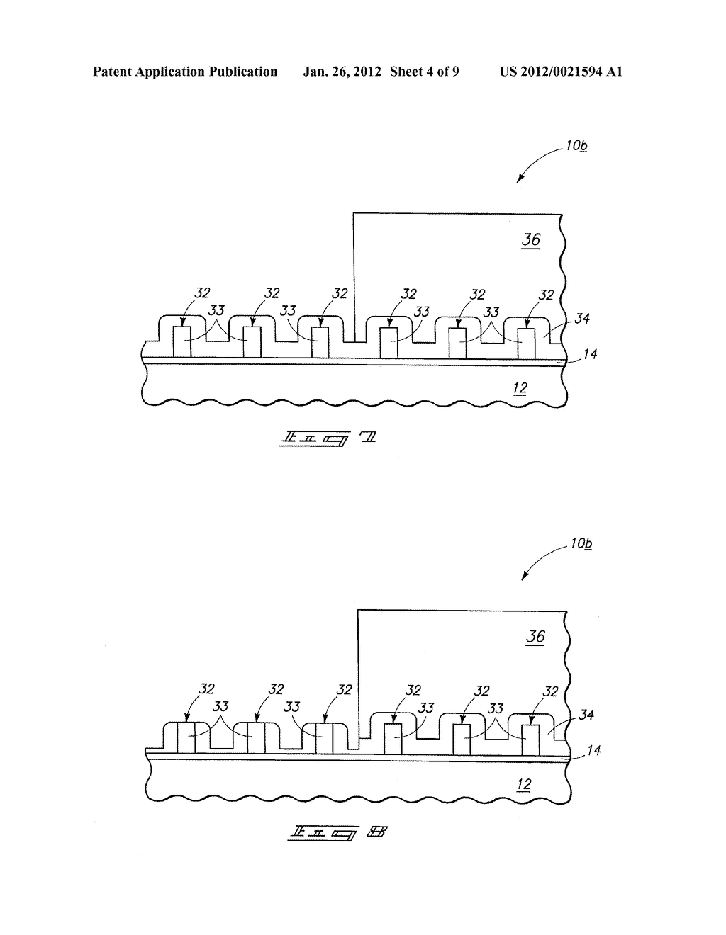 Methods of Forming a Plurality of Transistor Gates, and Methods of Forming     a Plurality of Transistor Gates Having at Least Two Different Work     Functions - diagram, schematic, and image 05