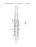 DEVICE FOR CONNECTING A FIRST ELECTRIC CABLE TO A SECOND ELECTRIC CABLE,     DISTRIBUTOR ARRANGEMENT AND AIR- OR SPACECRAFT diagram and image