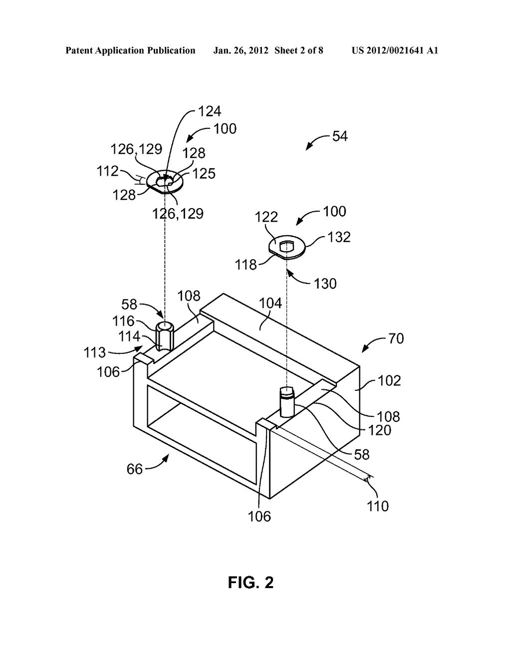 MOUNTING PLATE FOR MOUNTING AN ELECTRICAL CONNECTOR TO A CIRCUIT BOARD - diagram, schematic, and image 03