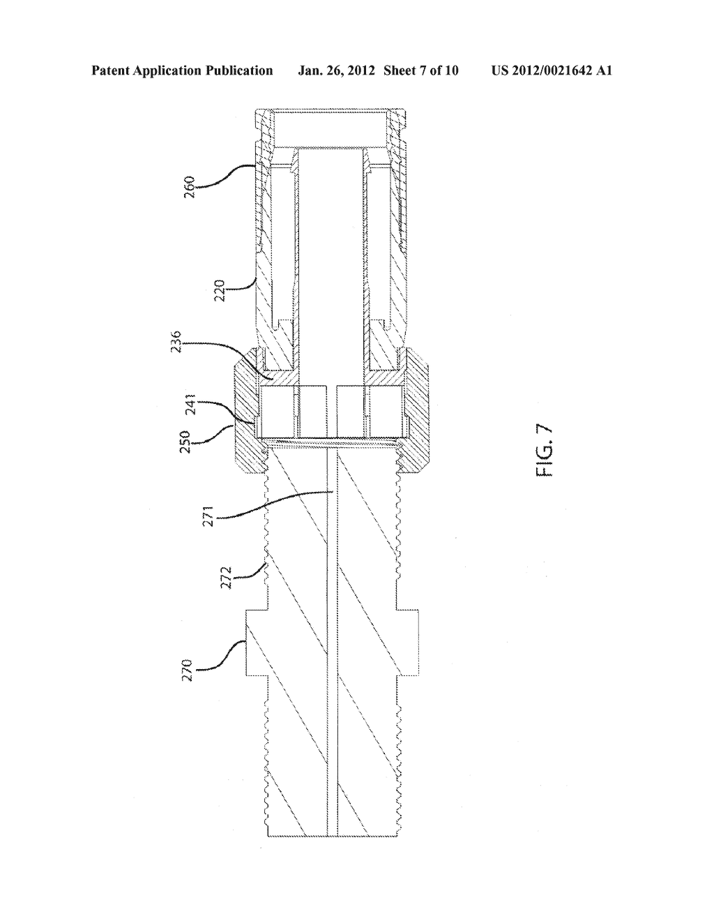 PORT SEIZING CABLE CONNECTOR NUT AND ASSEMBLY - diagram, schematic, and image 08