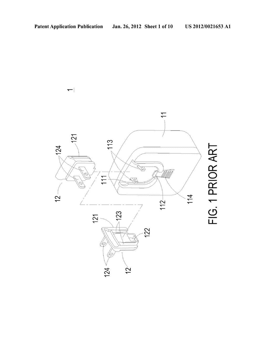 POWER ADAPTER WITH INTERCHANGEABLE CONNECTORS AND POWER SUPPLY HAVING THE     SAME - diagram, schematic, and image 02