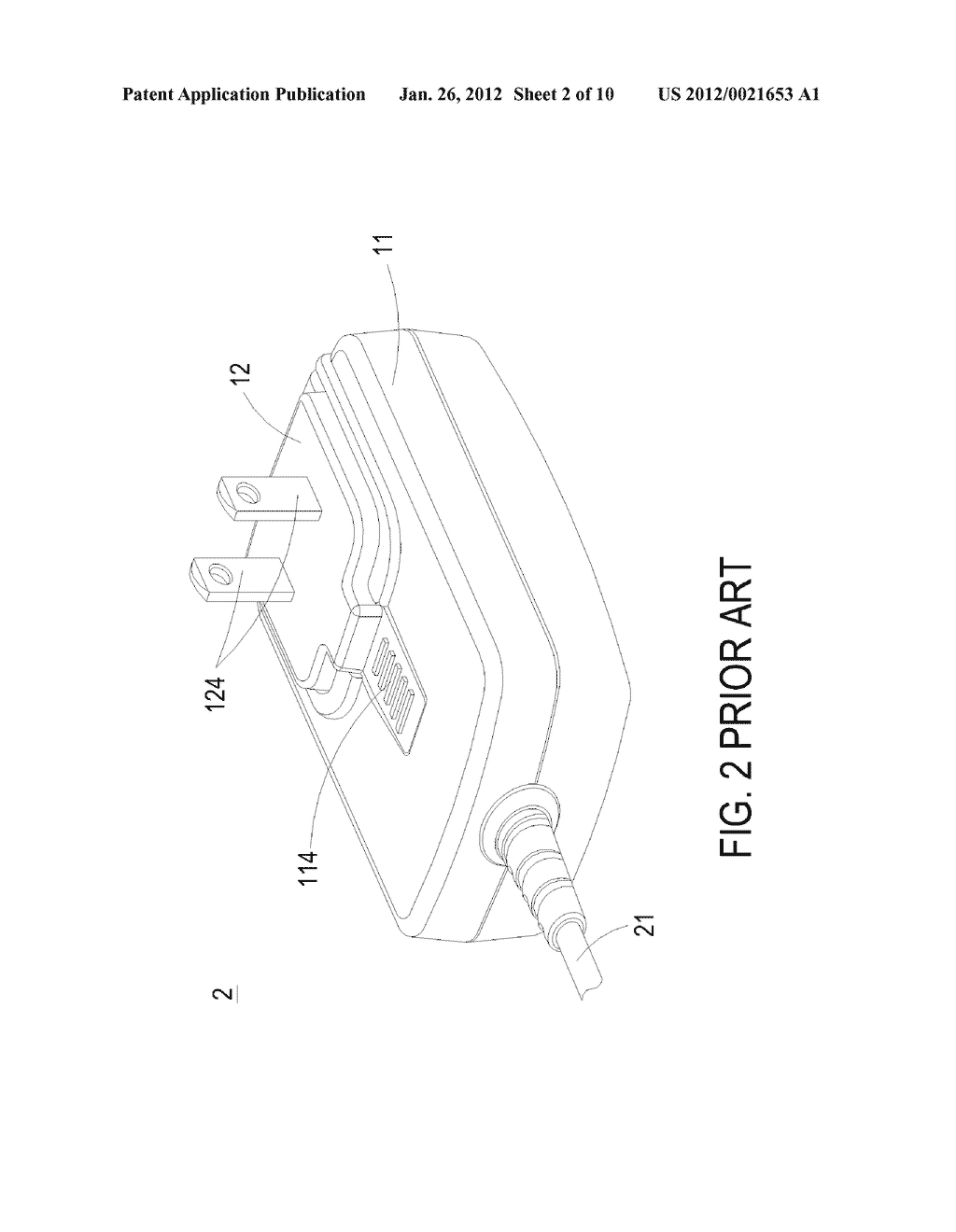 POWER ADAPTER WITH INTERCHANGEABLE CONNECTORS AND POWER SUPPLY HAVING THE     SAME - diagram, schematic, and image 03