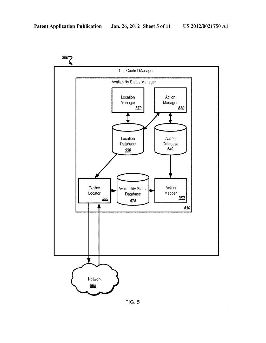 Centralized Status Server for Call Management of Location-Aware Mobile     Devices - diagram, schematic, and image 06