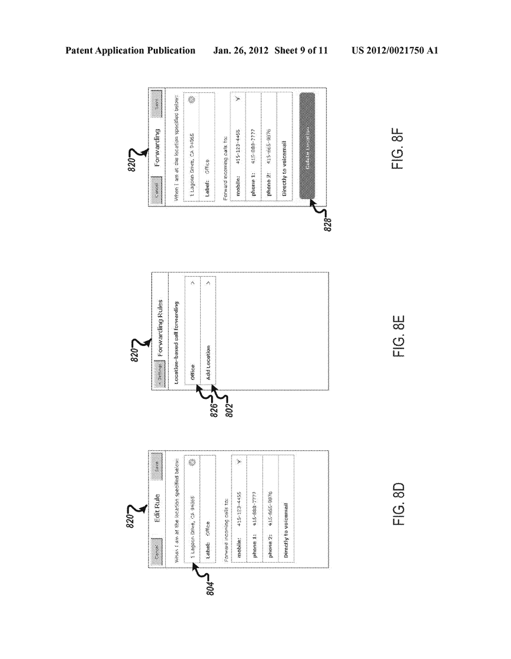 Centralized Status Server for Call Management of Location-Aware Mobile     Devices - diagram, schematic, and image 10