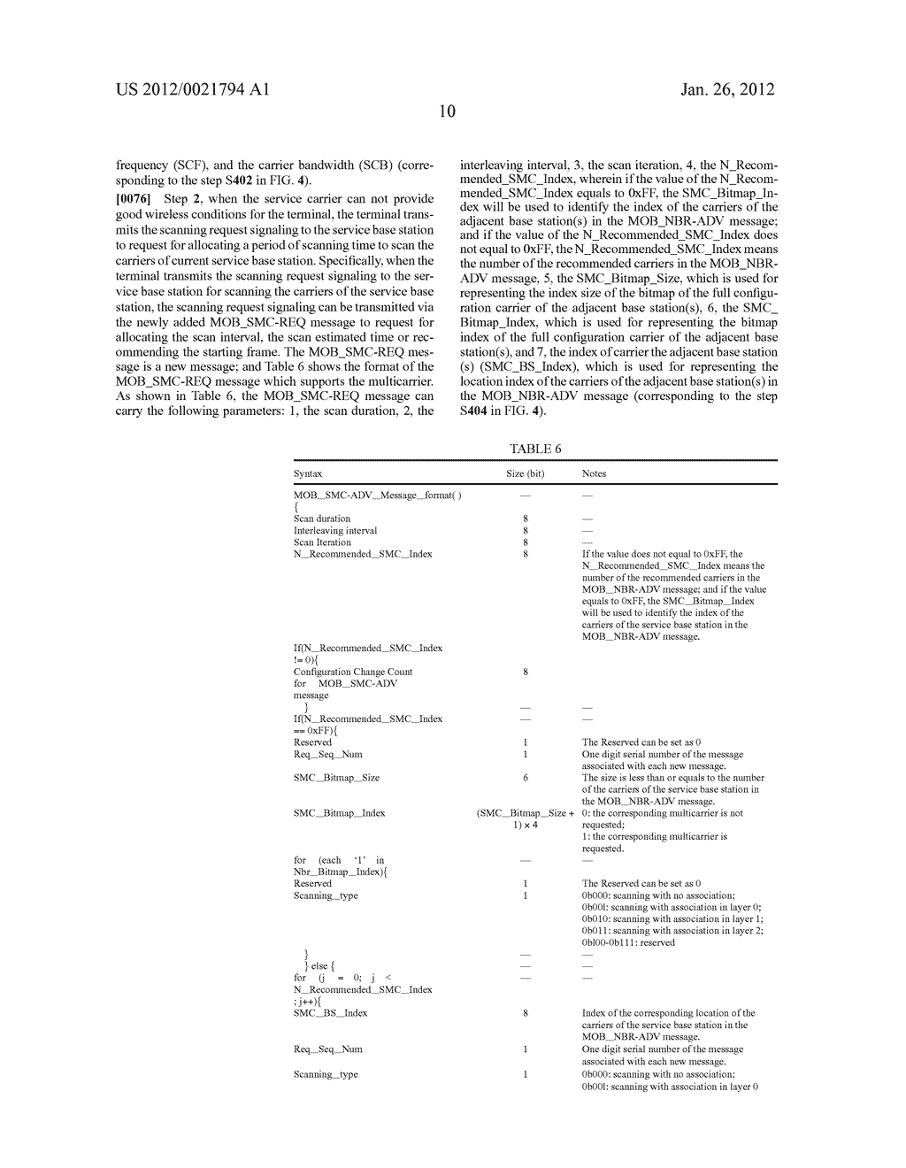 METHODS FOR TRANSMITTING A SCANNING REQUEST BASED ON A MULTICARRIER SYSTEM - diagram, schematic, and image 18