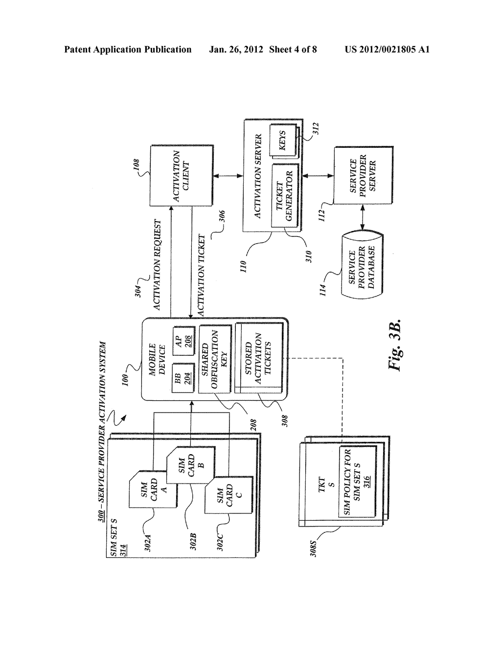 SERVICE PROVIDER ACTIVATION WITH SUBSCRIBER IDENTITY MODULE POLICY - diagram, schematic, and image 05