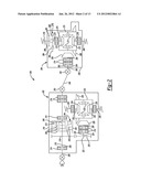 Drive axle system having a clutching device diagram and image