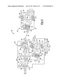 Drive axle system having a clutching device diagram and image