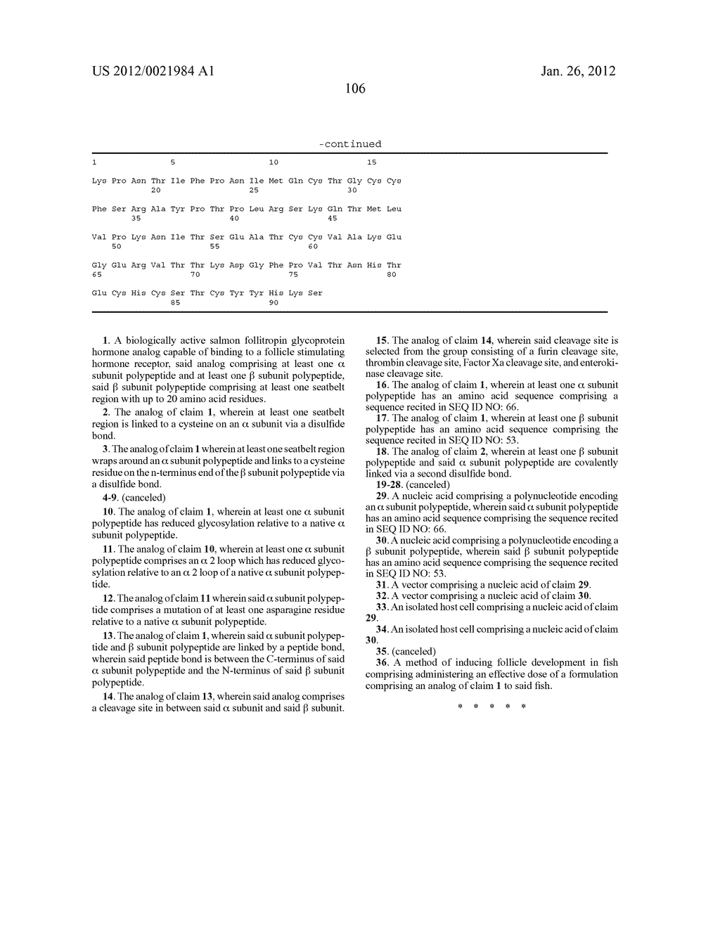 Glycoprotein Hormone Analogs - diagram, schematic, and image 154