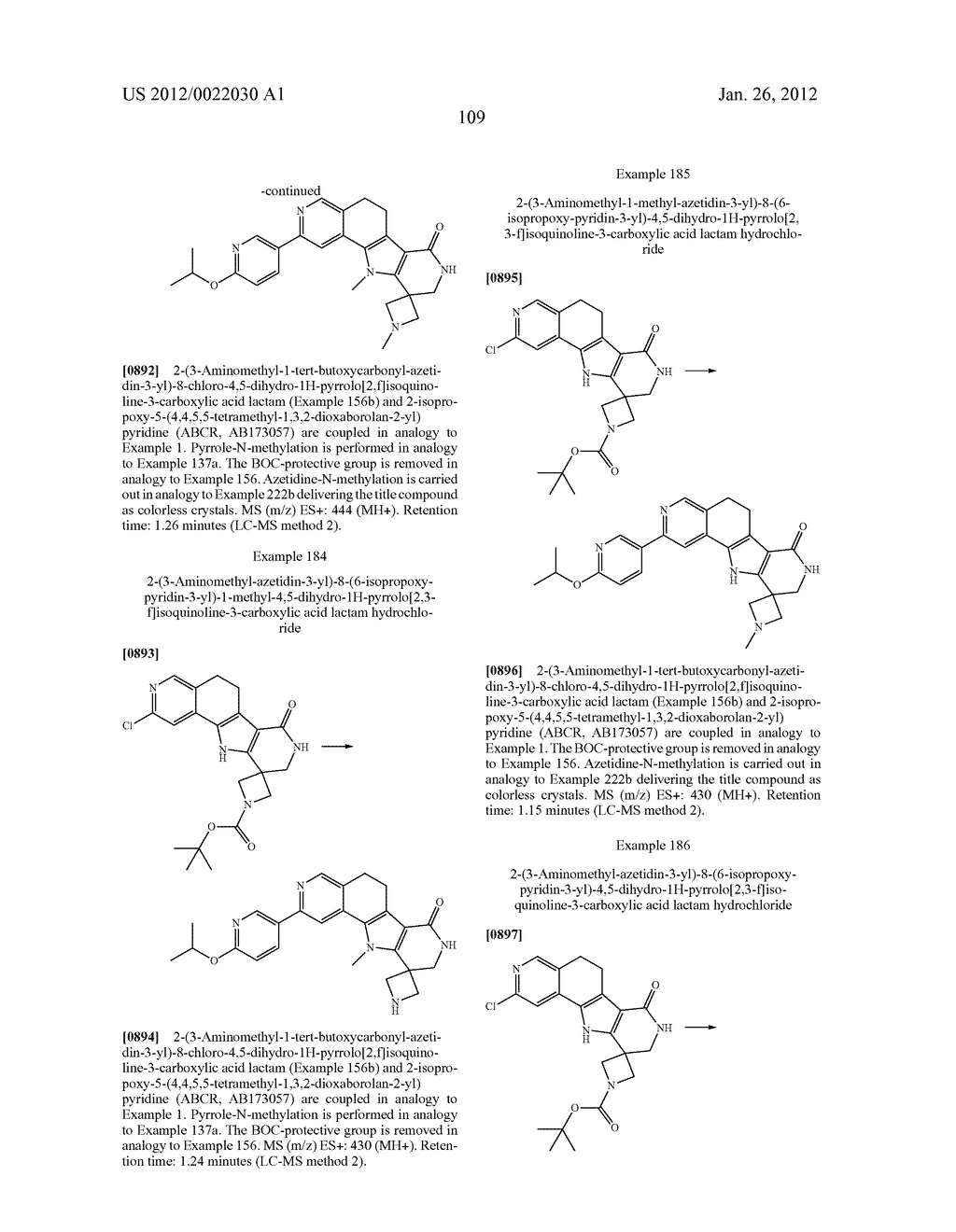 Tetracyclic Lactame Derivatives - diagram, schematic, and image 110