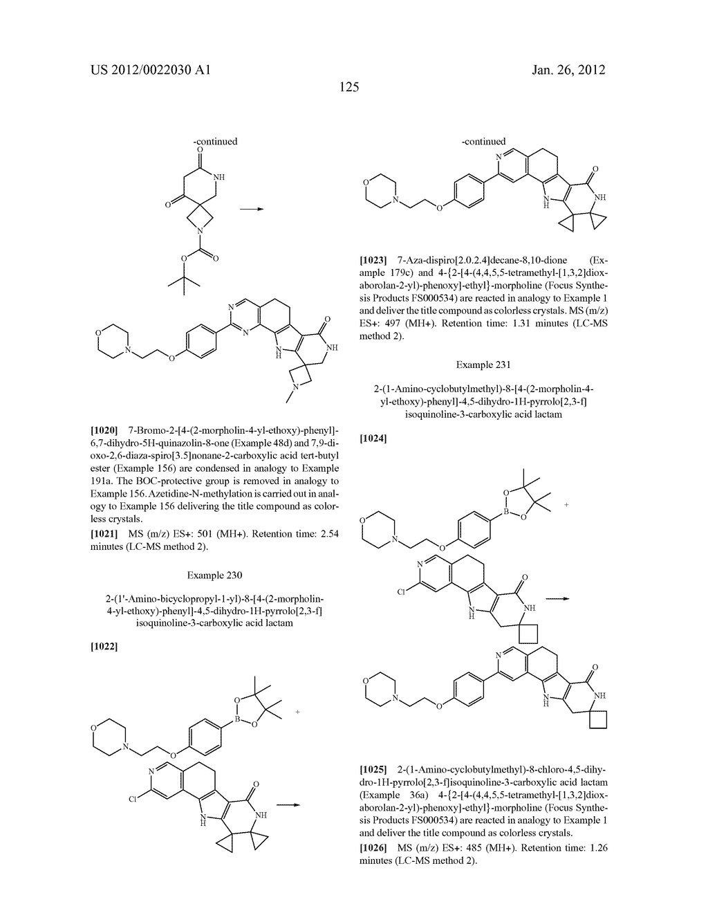 Tetracyclic Lactame Derivatives - diagram, schematic, and image 126