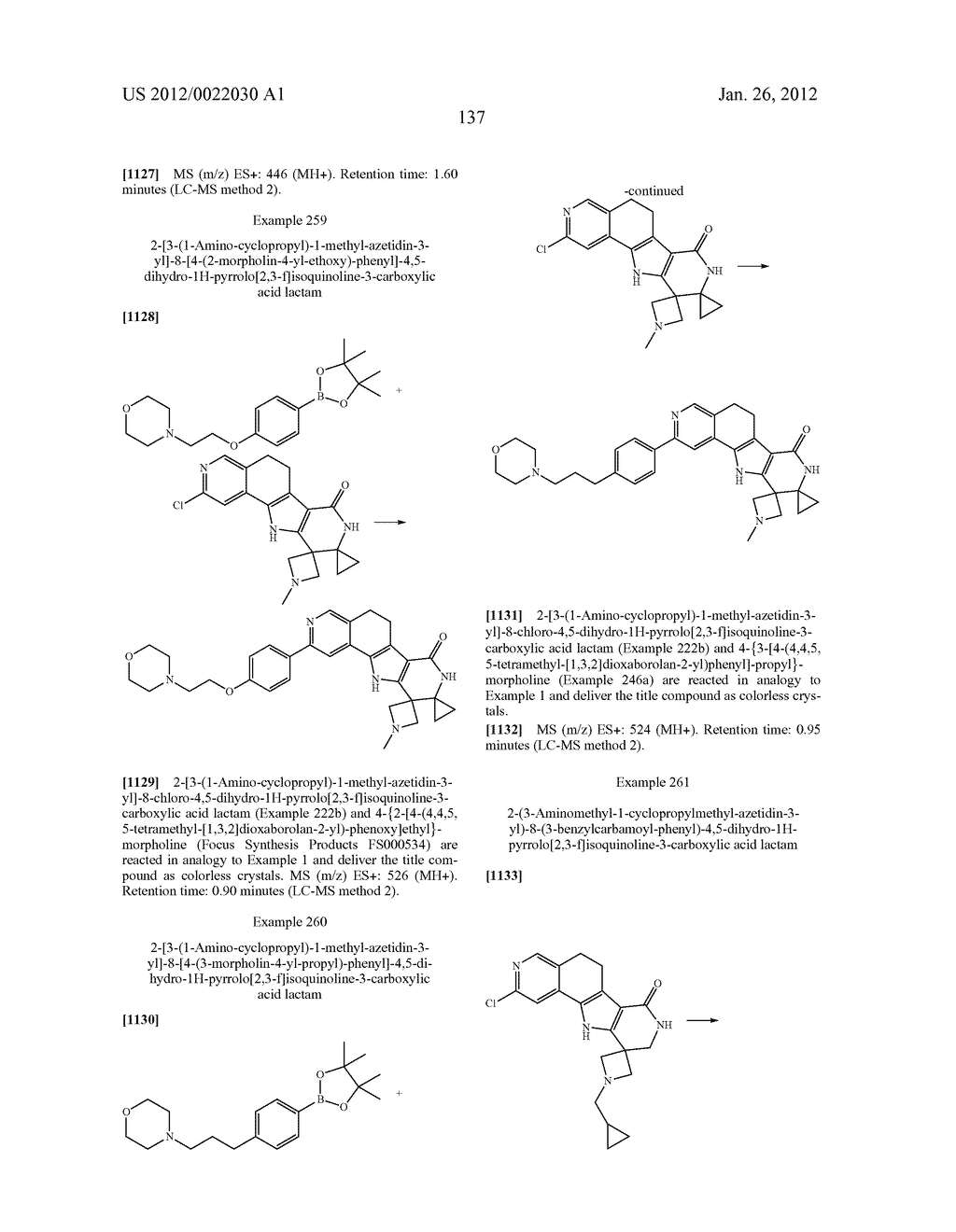 Tetracyclic Lactame Derivatives - diagram, schematic, and image 138