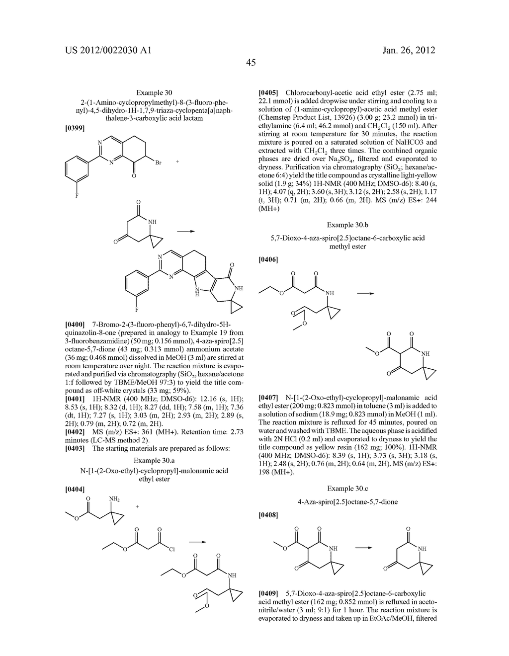 Tetracyclic Lactame Derivatives - diagram, schematic, and image 46