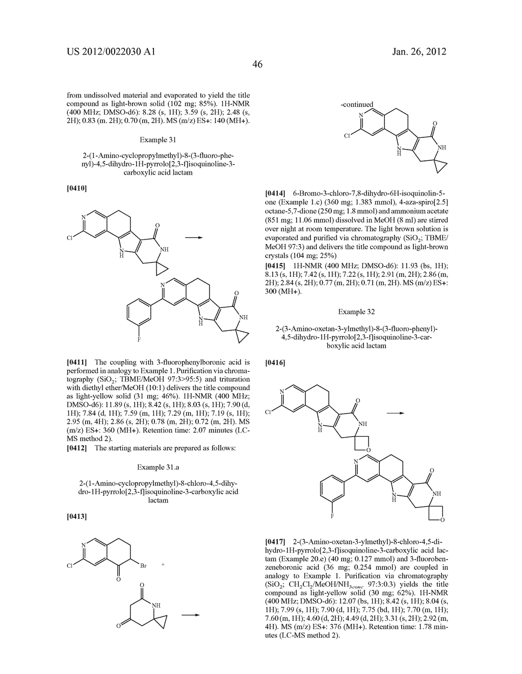 Tetracyclic Lactame Derivatives - diagram, schematic, and image 47