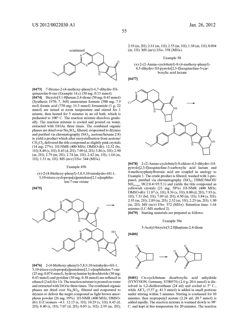 Tetracyclic Lactame Derivatives - diagram, schematic, and image 56