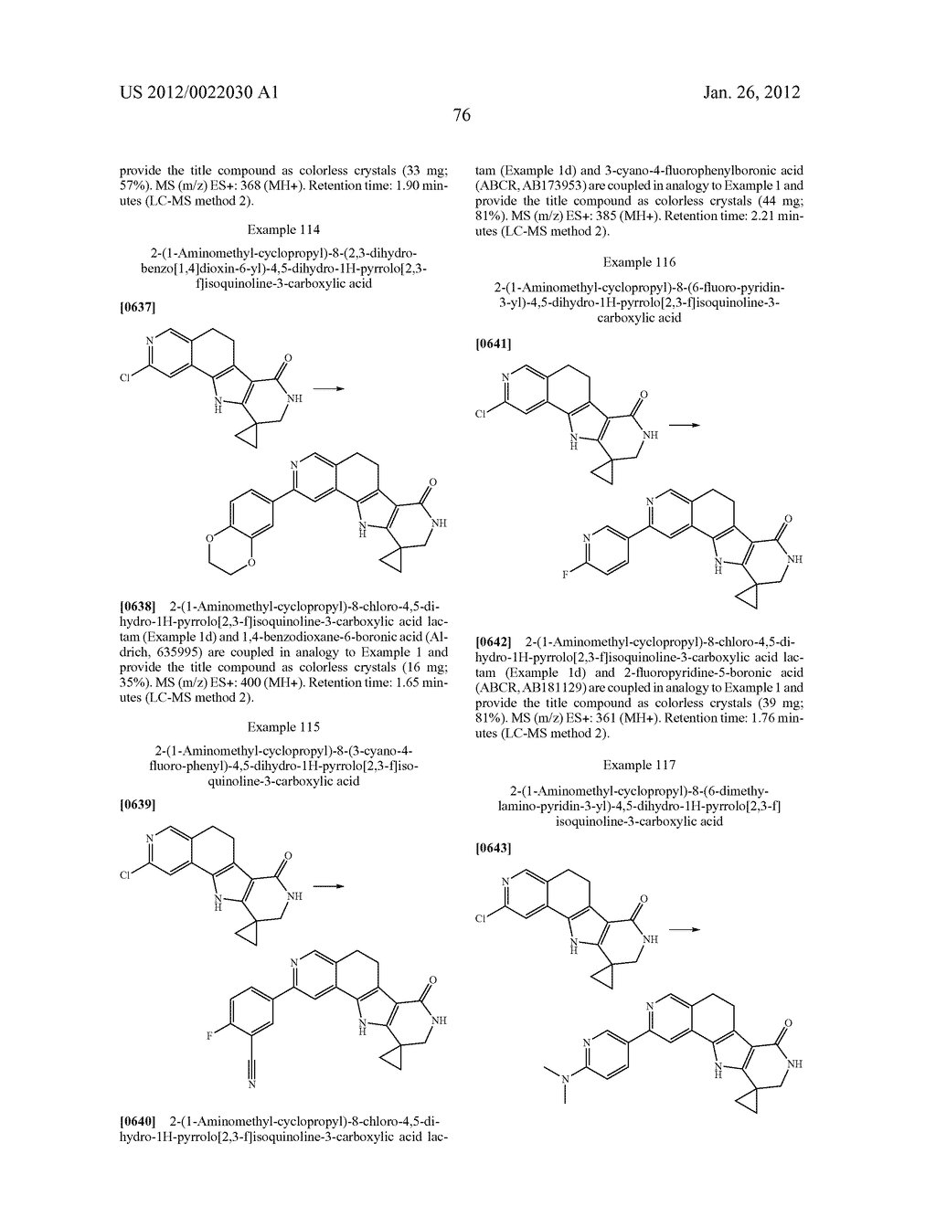 Tetracyclic Lactame Derivatives - diagram, schematic, and image 77