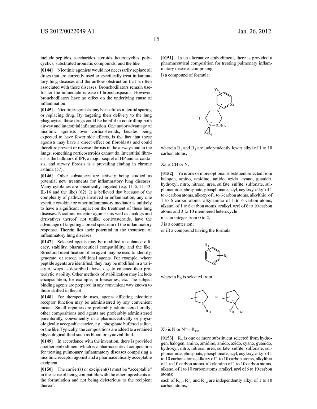 NICOTINIC RECEPTOR AGONISTS FOR THE TREATMENT OF INFLAMMATORY DISEASES - diagram, schematic, and image 36