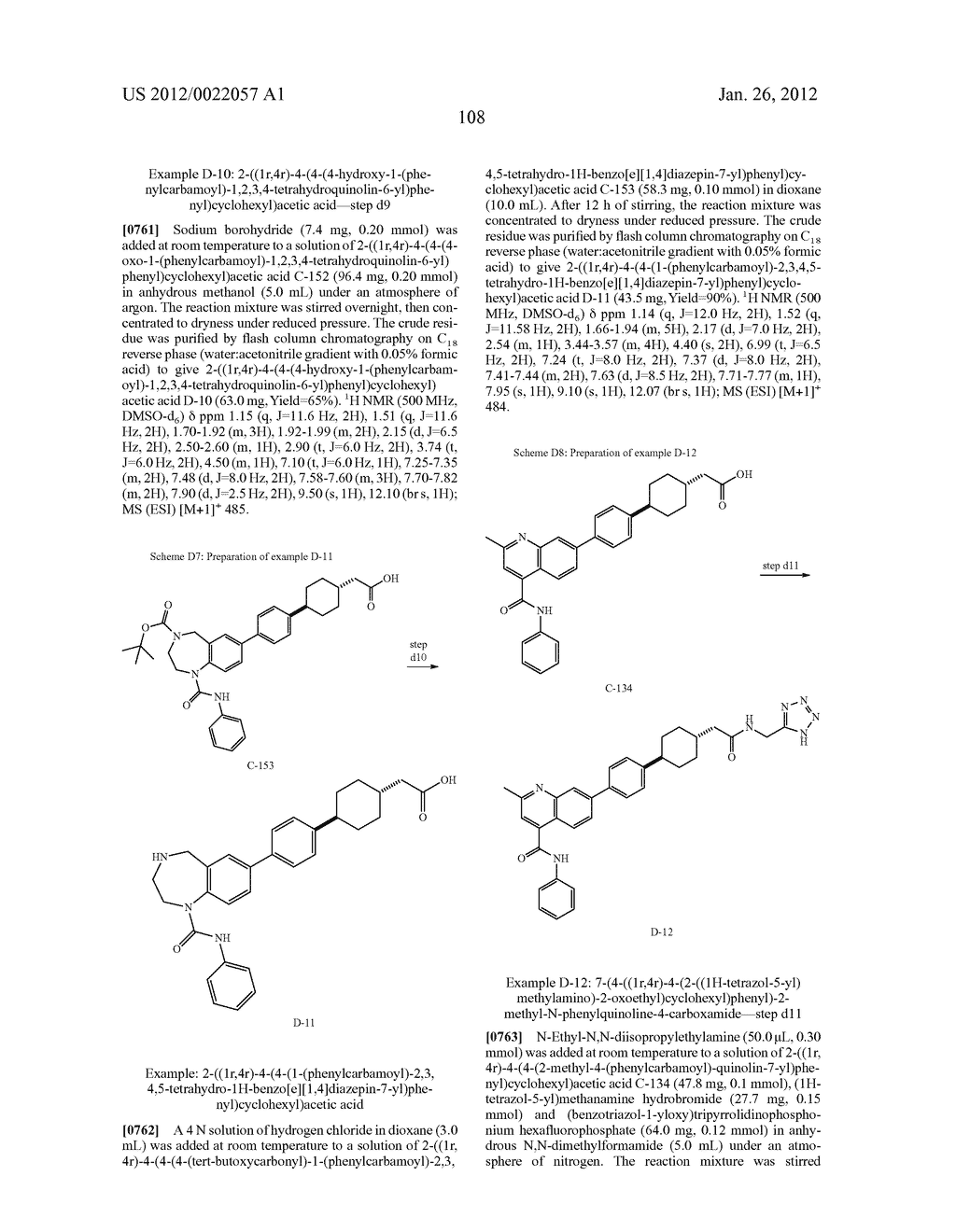 BICYCLIC COMPOUNDS AS INHIBITORS OF DIACYGLYCEROL ACYLTRANSFERASE - diagram, schematic, and image 109