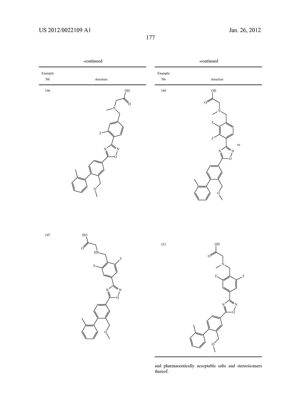 OXADIAZOLE DERIVATIVES - diagram, schematic, and image 178