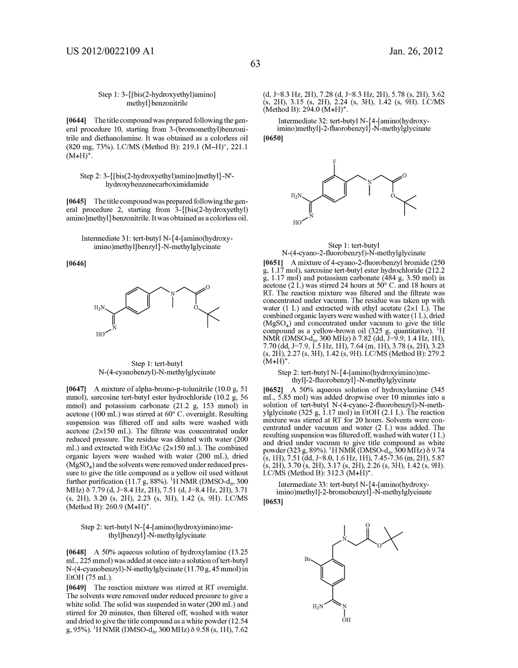 OXADIAZOLE DERIVATIVES - diagram, schematic, and image 64