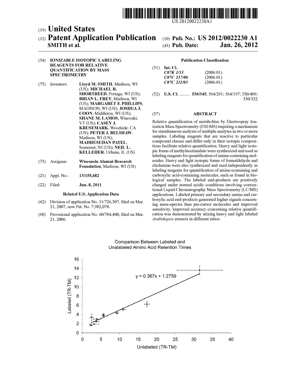 IONIZABLE ISOTOPIC LABELING REAGENTS FOR RELATIVE QUANTIFICATION BY MASS     SPECTROMETRY - diagram, schematic, and image 01