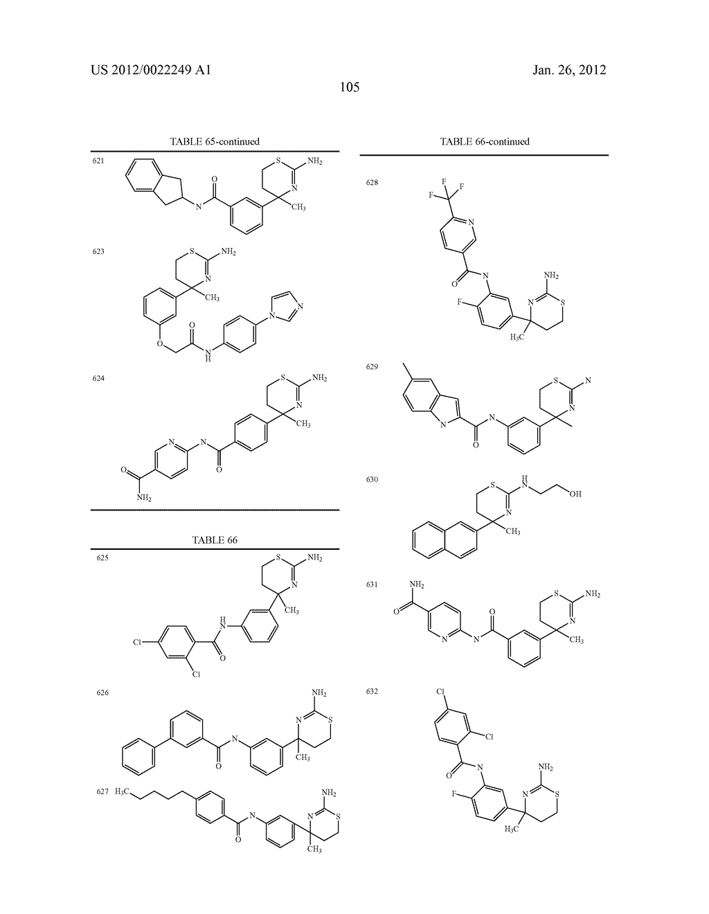 AMINODIHYDROTHIAZINE DERIVATIVES - diagram, schematic, and image 106