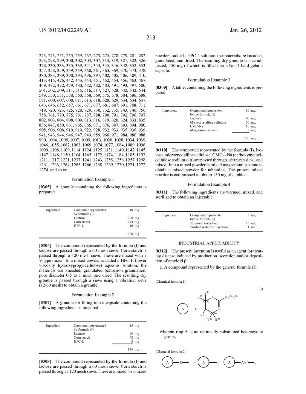 AMINODIHYDROTHIAZINE DERIVATIVES - diagram, schematic, and image 214