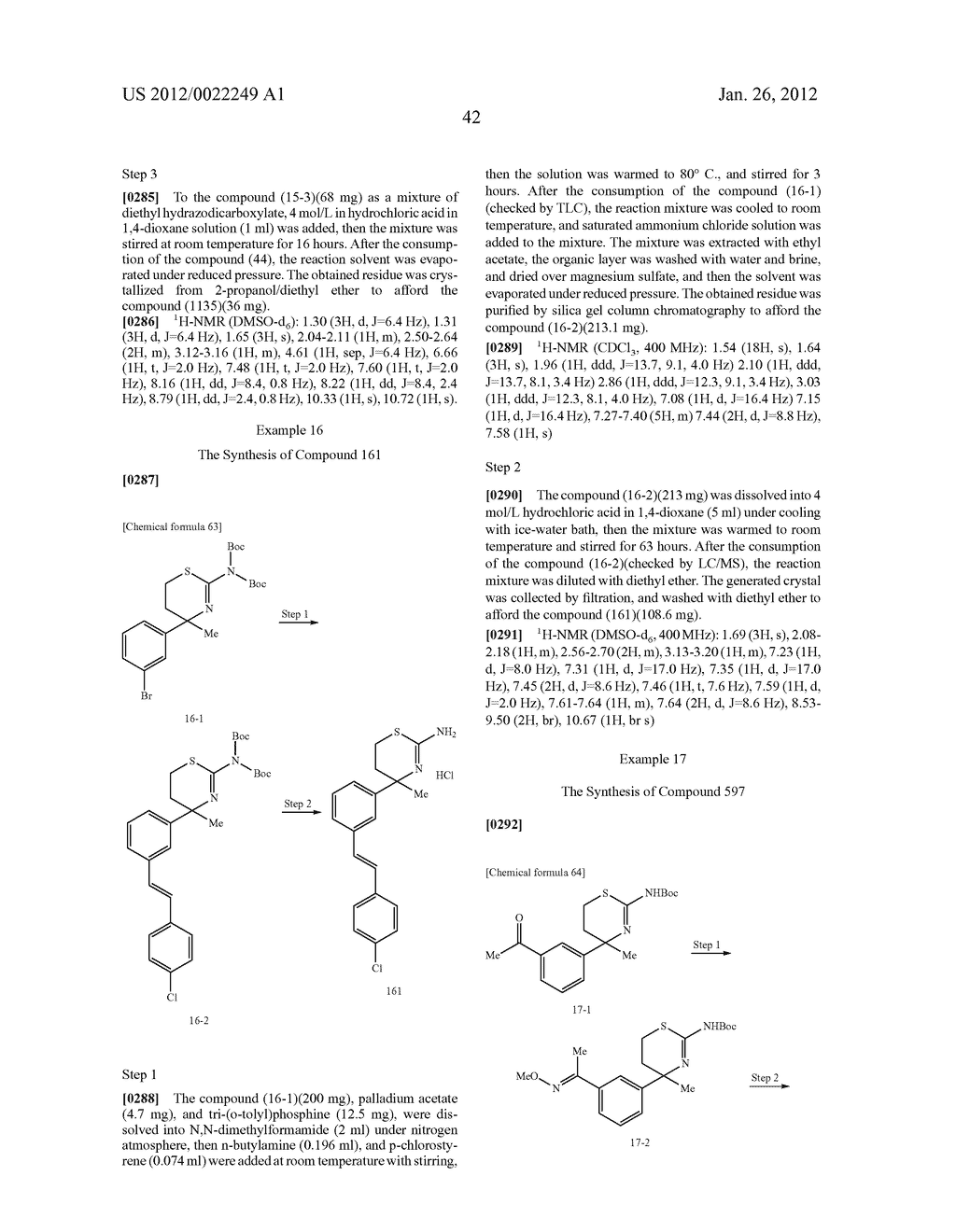 AMINODIHYDROTHIAZINE DERIVATIVES - diagram, schematic, and image 43